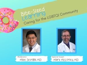 Caring for the LGBTQI+ Community; Final Bite-Sized Learning Session of 2020