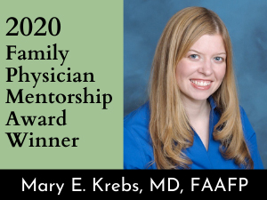 Dr. Mary Krebs Recipient of the Foundation’s Mentorship Award